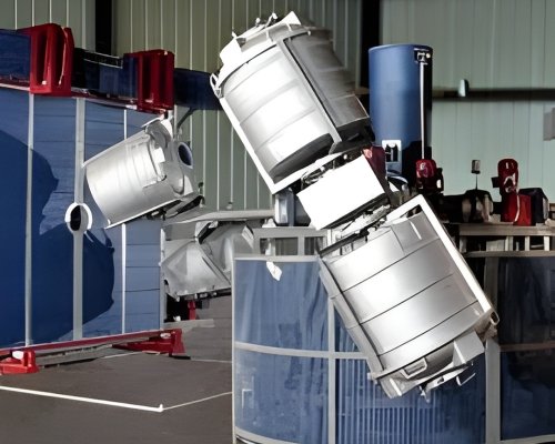 Four Arm Biaxial Rotomoulding Machine